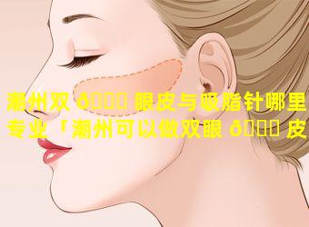 潮州双 🐞 眼皮与吸脂针哪里更专业「潮州可以做双眼 🐘 皮的地方」